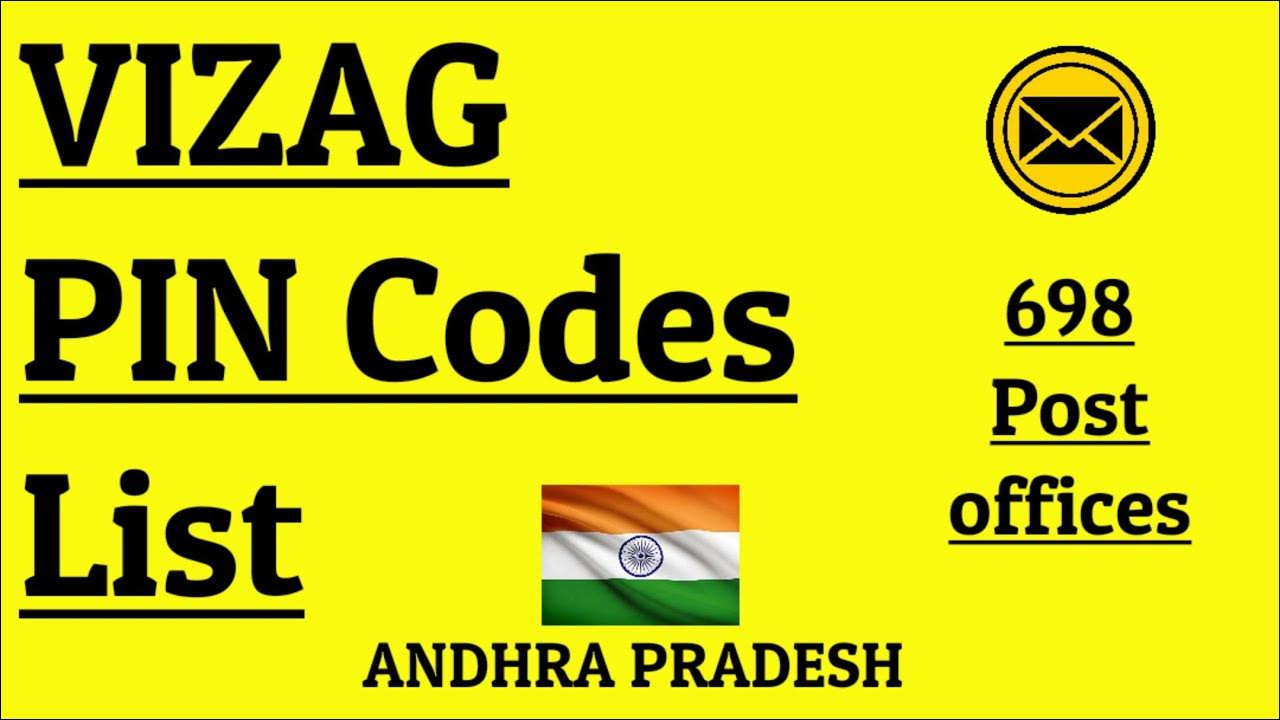 VISAKHAPATNAM PIN Code s List ANDHRA PRADESH 698 Post Offices