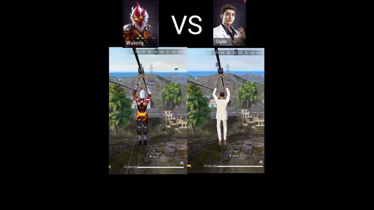 Skyler VS Wukong FREE FIRE