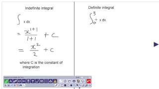 indefinite integral vs definite integral