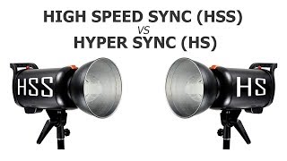 High speed sync HSS vs Hyper sync HS in flash photography