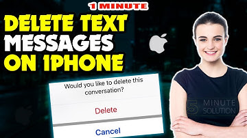 How delete text messages on iphone or iPad 2024