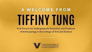 A Welcome From Tiffiny Tung