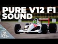 Pure sound  ayrton sennas v12 mclaren6 f1 championship winner screams round goodwood  78mm