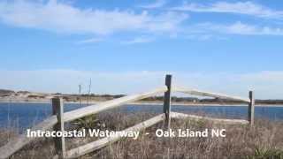 .041 Oak Island NC Waterfront Scenes - Ocean & ICW at Oak Island NC