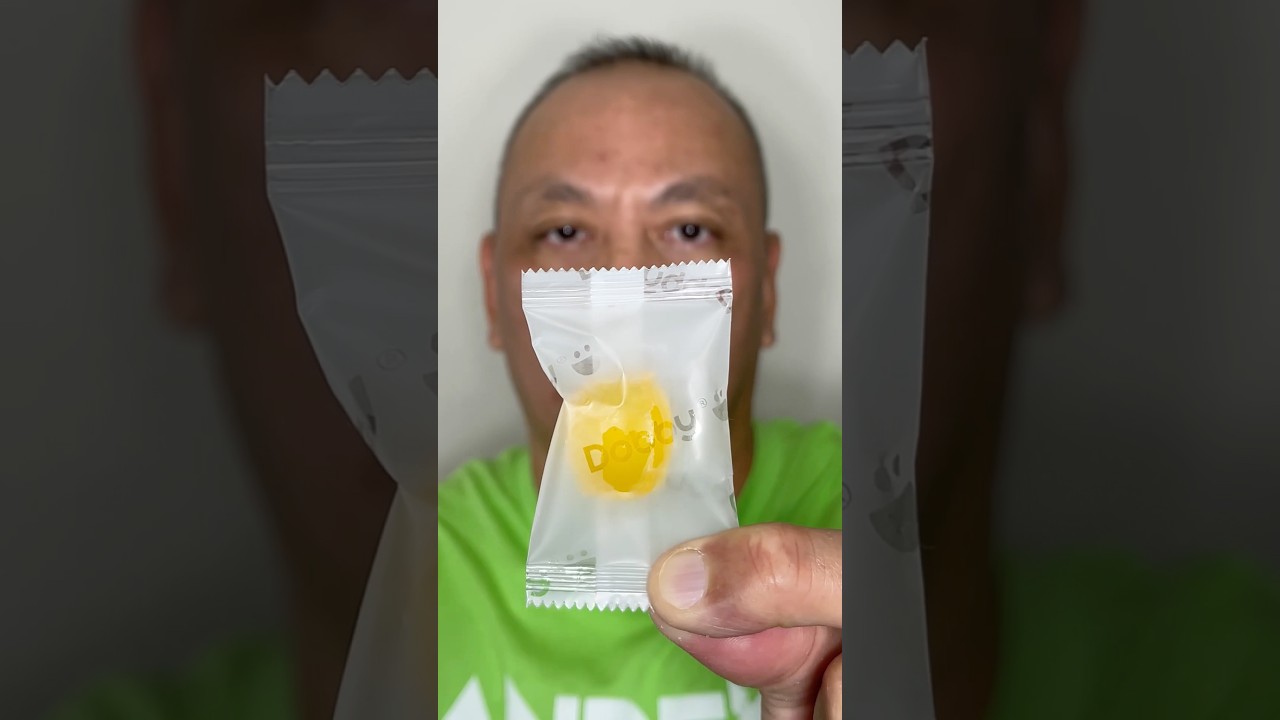 👂ASMR: Капли желе, звуки поедания мягкой конфеты со вкусом маракуйи👂 