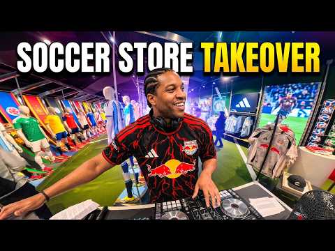 Adidas Soccer Store Comes Alive with DJ Reese