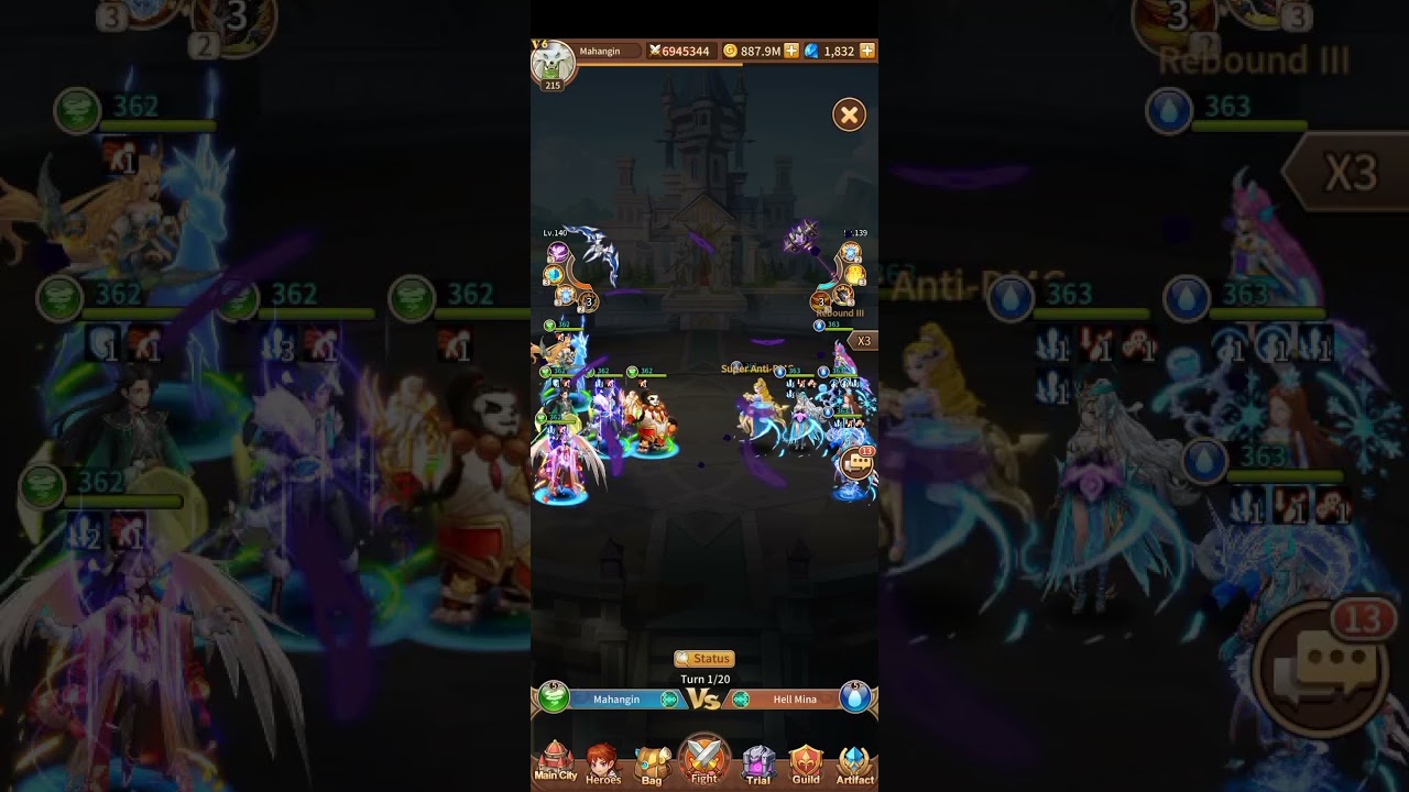 Elora's Raid - Full Wind 13s vs Full Water 13s