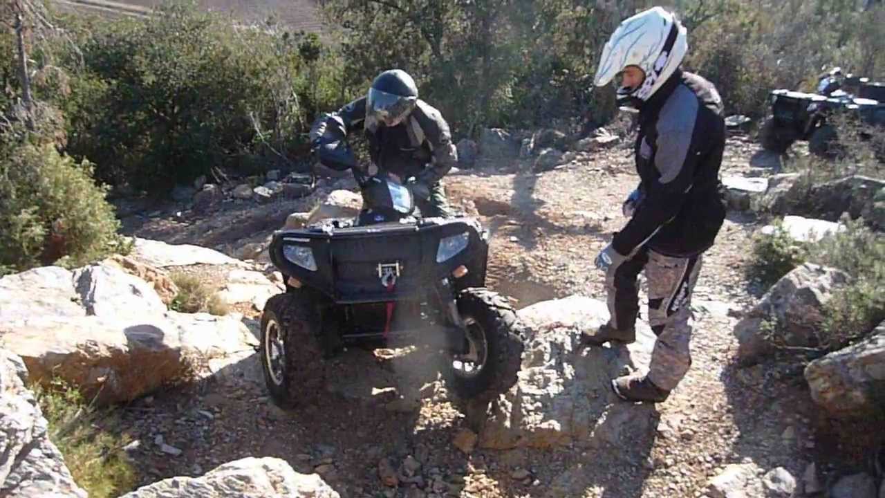 Franchissement QUAD POLARIS SPORTSMAN 500 EFI 4X4 PARE BROUSSAILLES