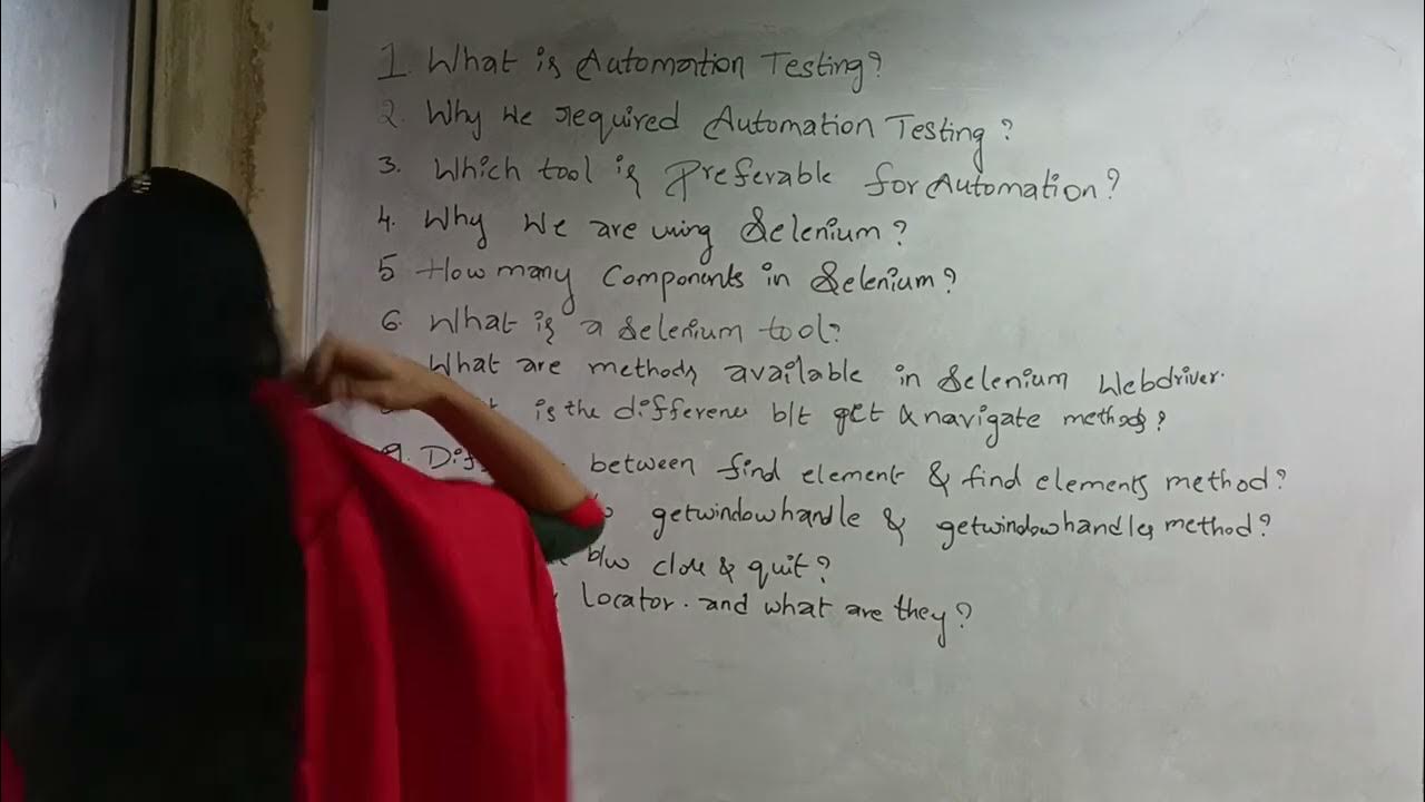 Automation Testing Interview Questions Part1 YouTube