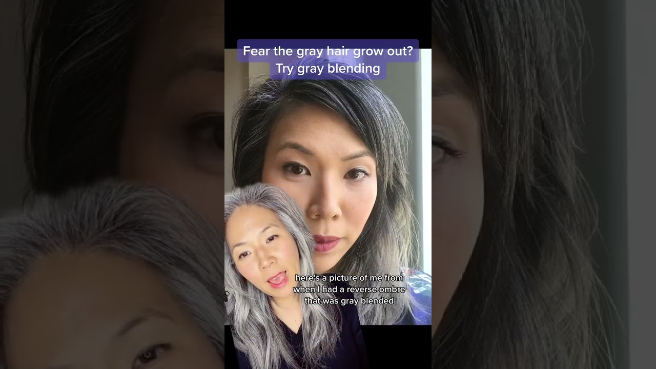 An Alternative to Swearing Off Hair Dye Cold Turkey? Try Gray Blending