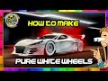 How to make pure white wheels in gta online  marshmellows  make modded cars  patched