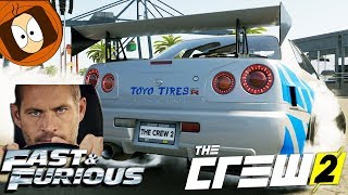 THE CREW 2 : HOMMAGE #PAULWALKER - NISSAN SKYLINE R34️