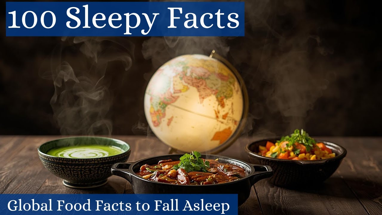 100 Meditative Facts About Global Cuisines | Sleep & Relaxation Documentary | ASMR Cooking Facts