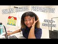 ONLINE* school preparation | Shopping + Desk Organization 2020