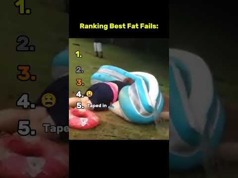 Ranking Best Fat Fails #shorts #funny
