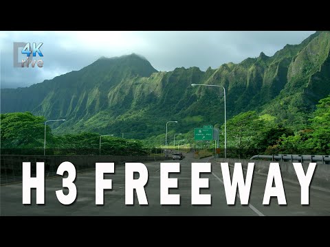 H3 FREEWAY | Most Beautiful Scenic Drive on Oahu | Hawaii Kai to Kaneohe 🌴 Hawaii 4K Driving