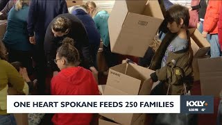 One Heart Spokane provides 250 Thanksgiving meals to families in need