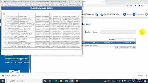 How to Search HRA Declaration in DDO Login