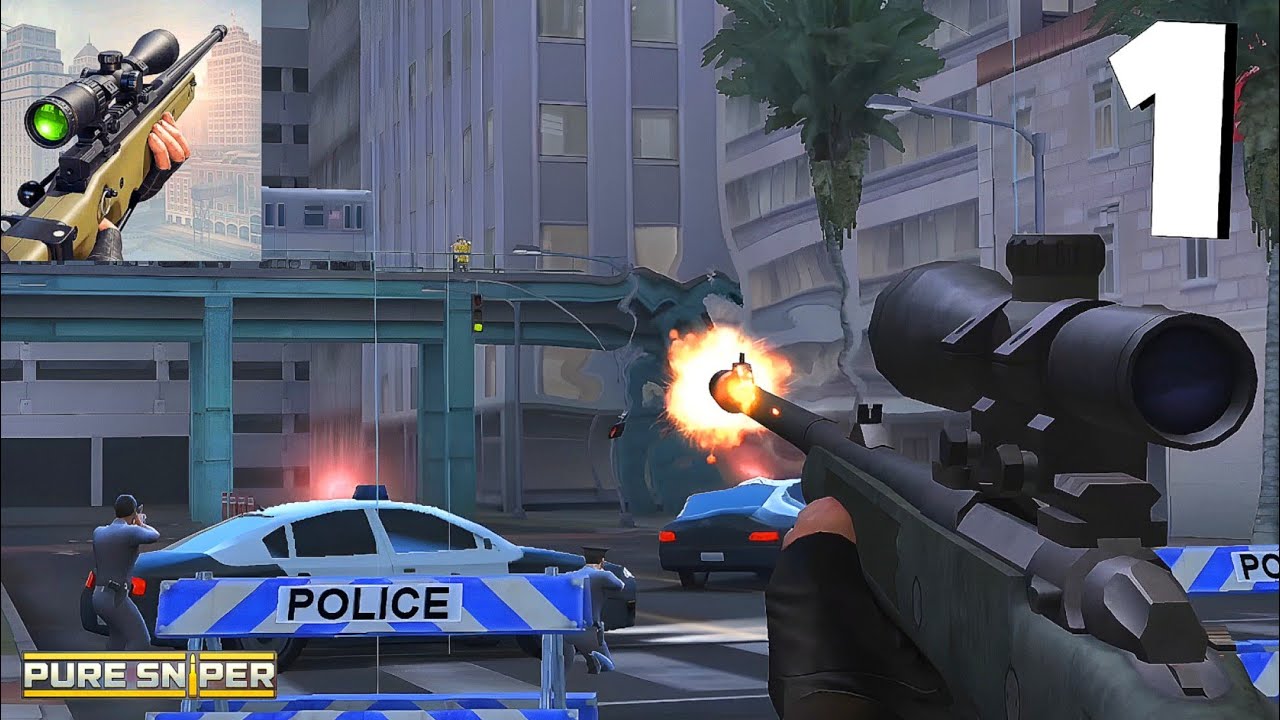 Pure Sniper: City Gun Shooting [Los Ángeles] - Full Gameplay Walkthrough Parte 1 (iOS, Android)