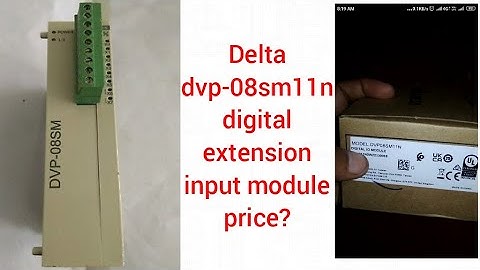 DVP08SM11N delta digital input module price?