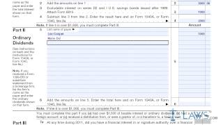 Interest and Ordinary Dividends Schedule B