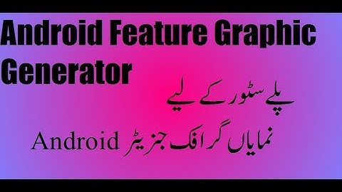 Android Feature Graphic Generator