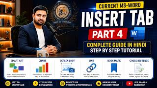 MS-WORD TUTORIAL |SMARTART DESIGN | CHART | SCREENSHOT | LINK | BOOKMARK | CROSS REF | TUTORIAL