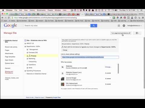 How to manage page permissions : is my wiki private?