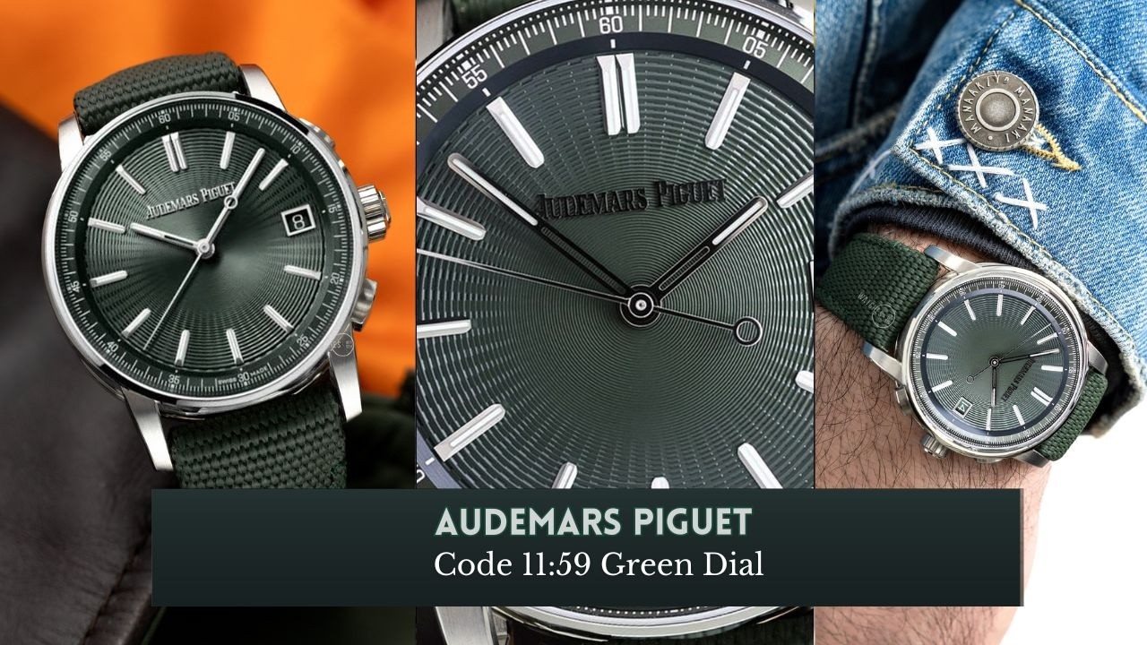 Unboxing Audemars Piguet Code 11.59 Green Dial | Ref. 15210ST.OO