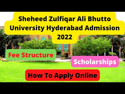 SZABIST Hyderabad Admission 2022 | SZABIST Hyderabad Fee Structure | How To Apply In Szabist