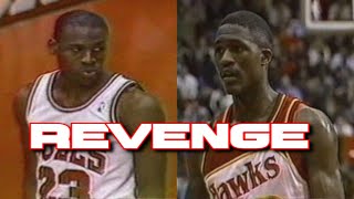 Michael Jordan vs Dominique Wilkins - Revenge For The Blowout | The Unrelenting Defender