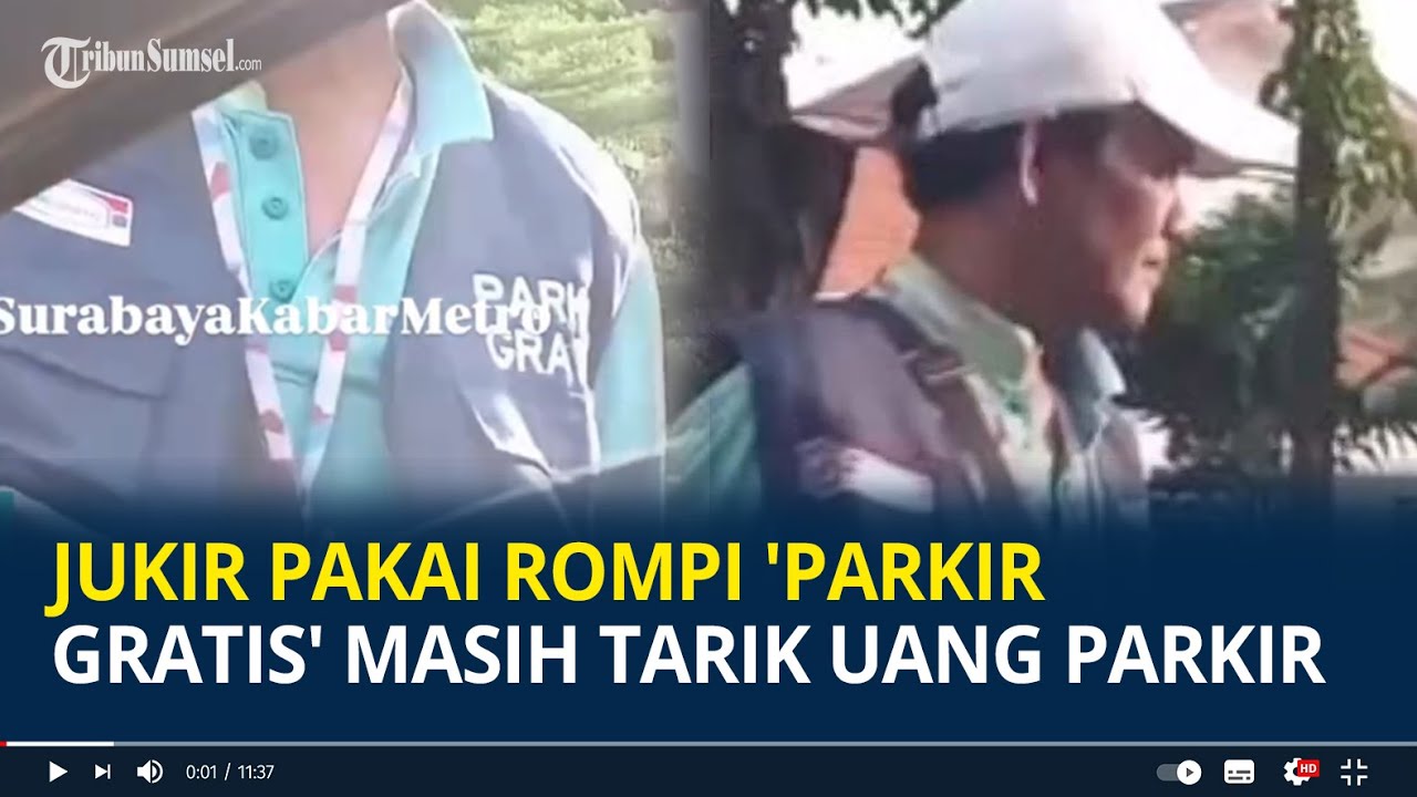 Viral Jukir Pakai Rompi 'Parkir Gratis' Masih Tarik Uang Parkir di Surabaya, Ini Penjelasannya