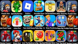 Roblox,Spranky Survival,Hungry Balls,Draw Master,Bowmasters,Stumble Guys,Banana Survival Master..... screenshot 1