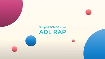 ADL RAP MDS 3.0 ADL coding rap breaks down the ADL coding.
