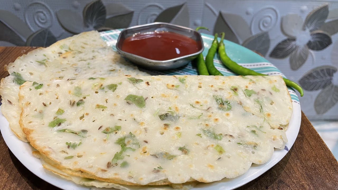 चावल के आटे का चिल्ला Rice Flour Chilla Rice Chilla Breakfast