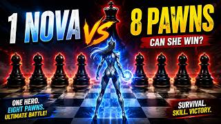 1 Nova Vs 8 Pawns Can Nova Defeat The Pawn Army? Epic Chess Battle