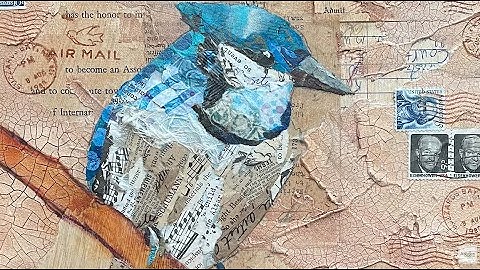 Watch Elizabeth Create With Her Mixed Media Backgrounds Rice Papers!