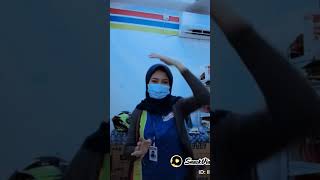 kasir indomaret cantkk jilbab