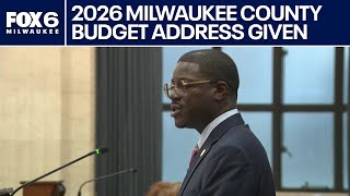 2026 Milwaukee County budget address presented | FOX6 News Milwaukee