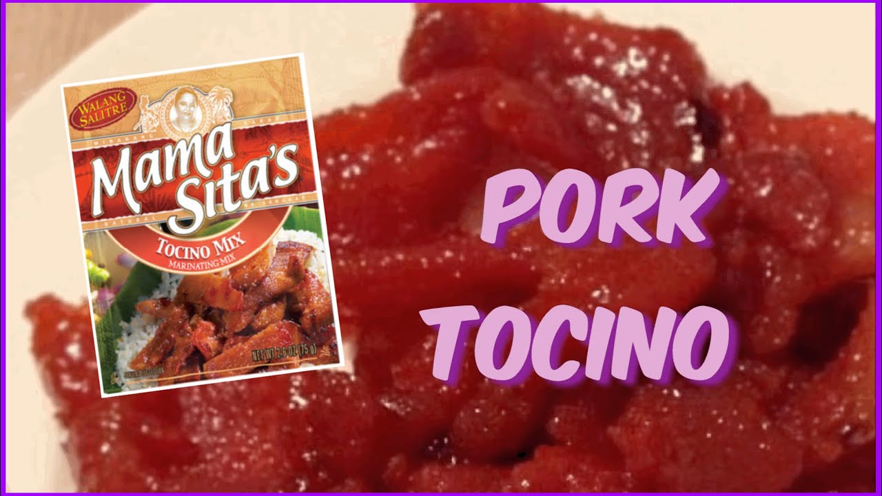 SIMPLE TOCINO using MAMA SITA's MARINATED MIX | Ai Vlogs ️ - YouTube