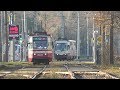 Трамвай Санкт-Петербурга. Юго-Запад. Trams in Saint-Petersburg.