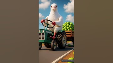 The elder pigeon plants a guava tree and waters it 😭 then the farmer eats the fruit #ai #pigeon
