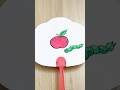 Hand fan apple art #artist #shorts #drawing #short