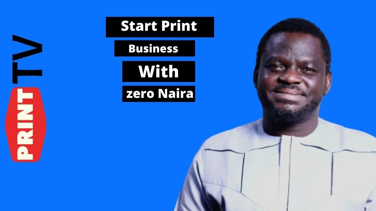 How To Start Printing Business With Limited Funds In Africa YouTube