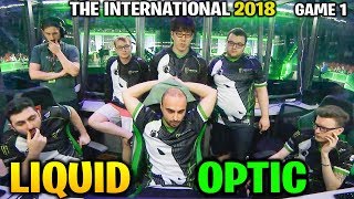 LIQUID vs OPTIC TI8 - CRAZY MINUS ARMOR - THE INTERNATIONAL 2018 -Game 1