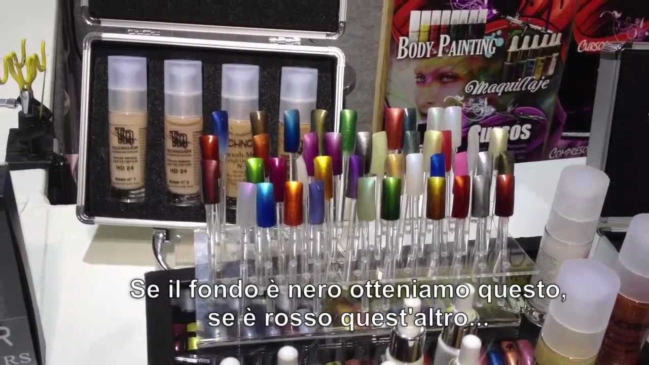 TRUCCO / MAQUILLAJE CON AEROGRAFO: TECHNOAIR by Lluís Díaz Presentación y Demostración