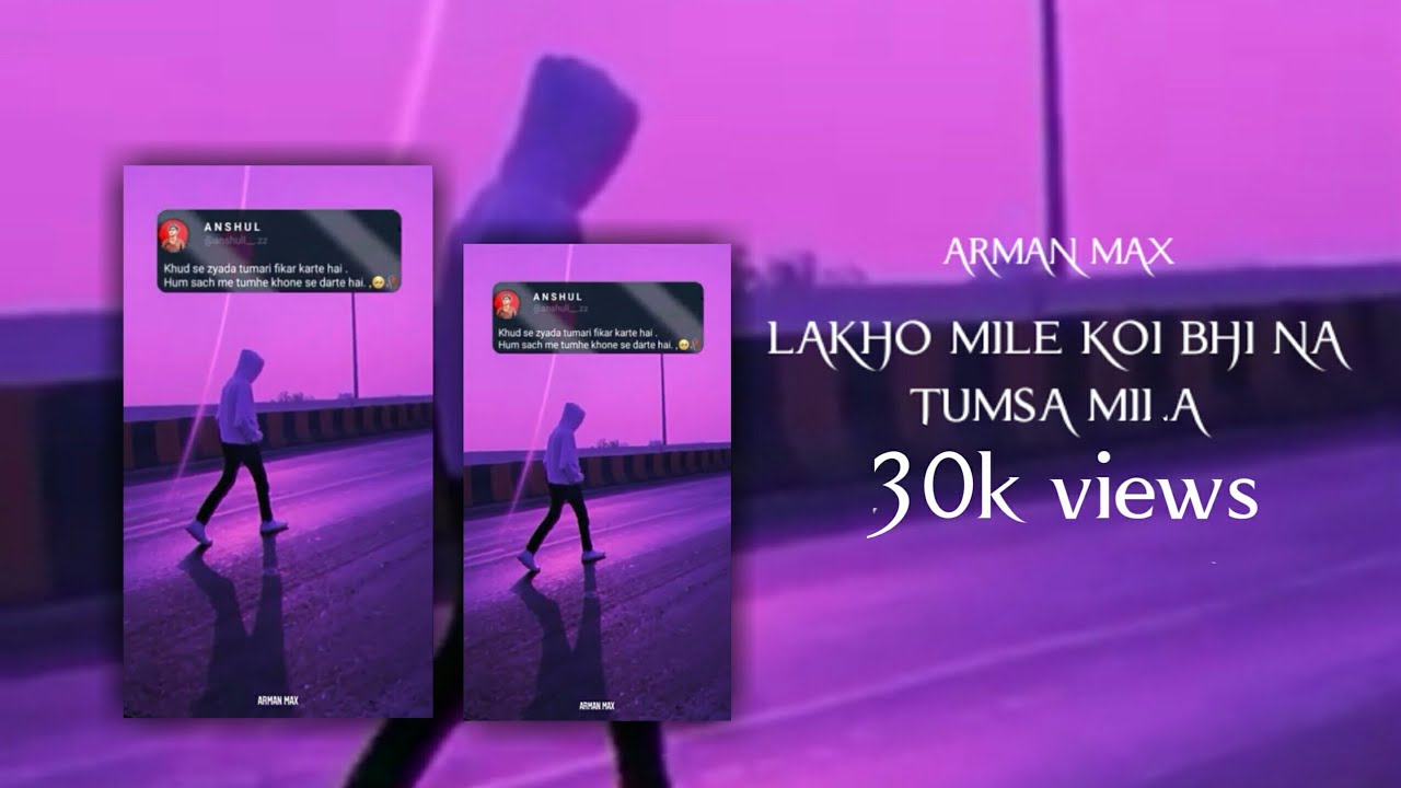 lakho mile koi na tumsa mila status instagram trending reels