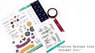 Creative Retreat Kits | October 2019 | Unboxing