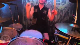 ABORTED@Hecatomb-Live in Cracow-Poland 2014 (Drum Cam)