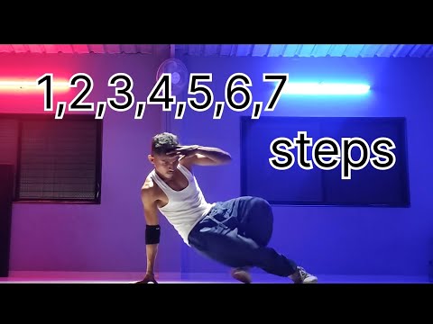 how to 1 to 7 step - breakdance Footwork